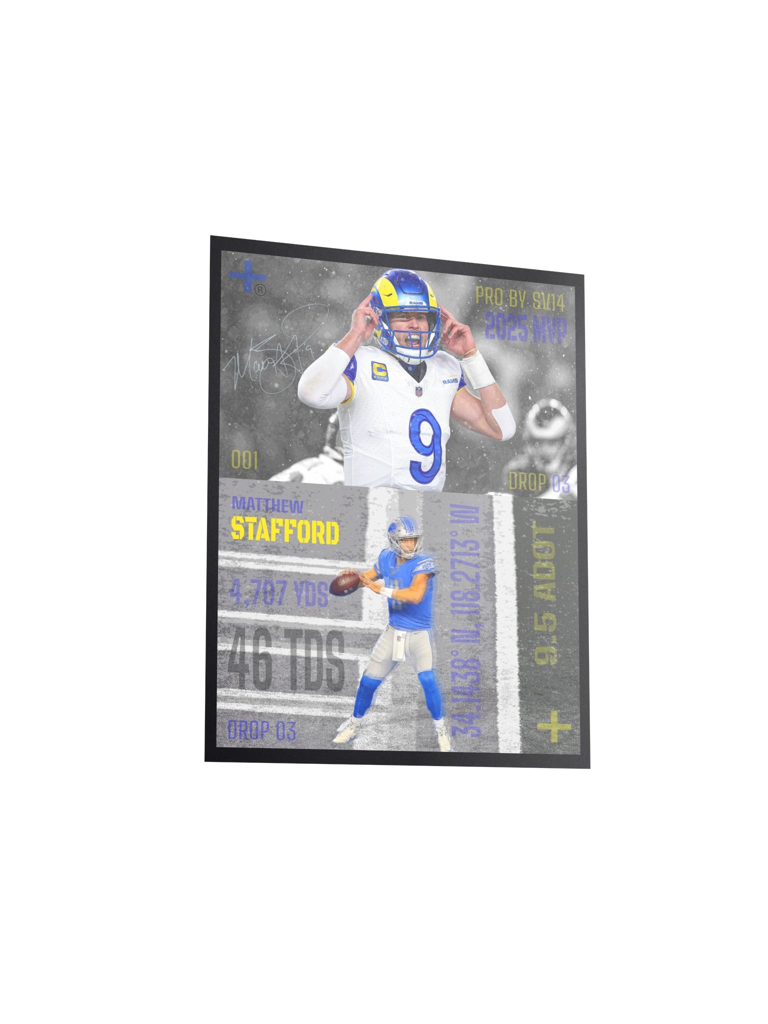 MATTHEW STAFFORD 001 PREMIUM POSTER product image (3)