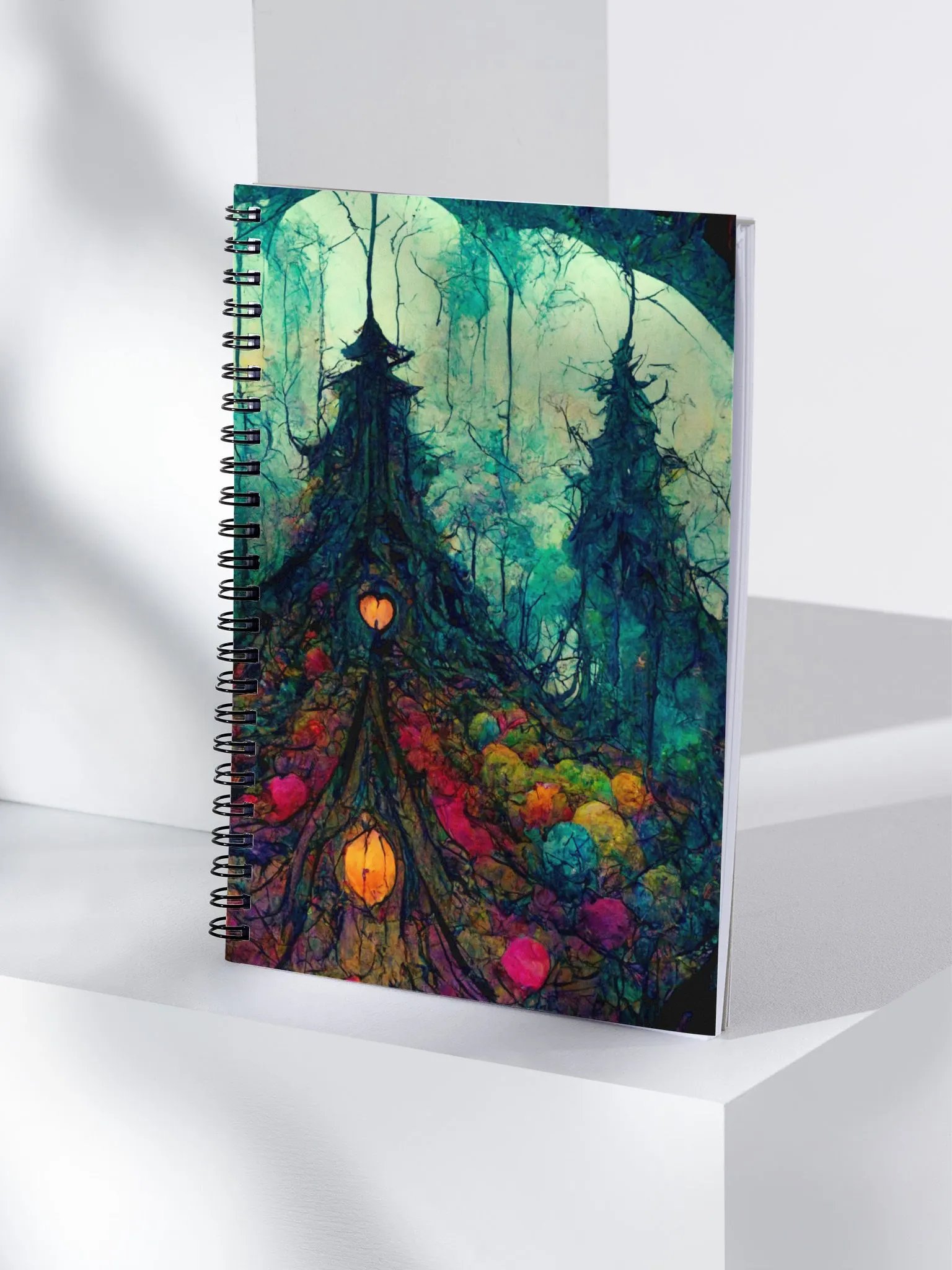 Enchanted Forest Spiral Notebook product image (4)