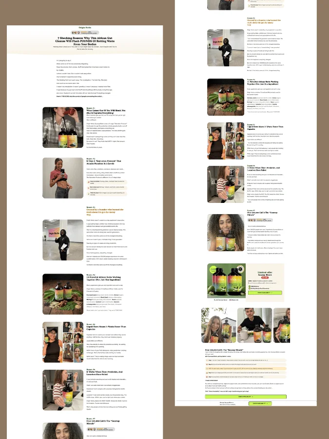CRO Optimized Shopify Listicle Landing Page Template | GemPages product image (1)