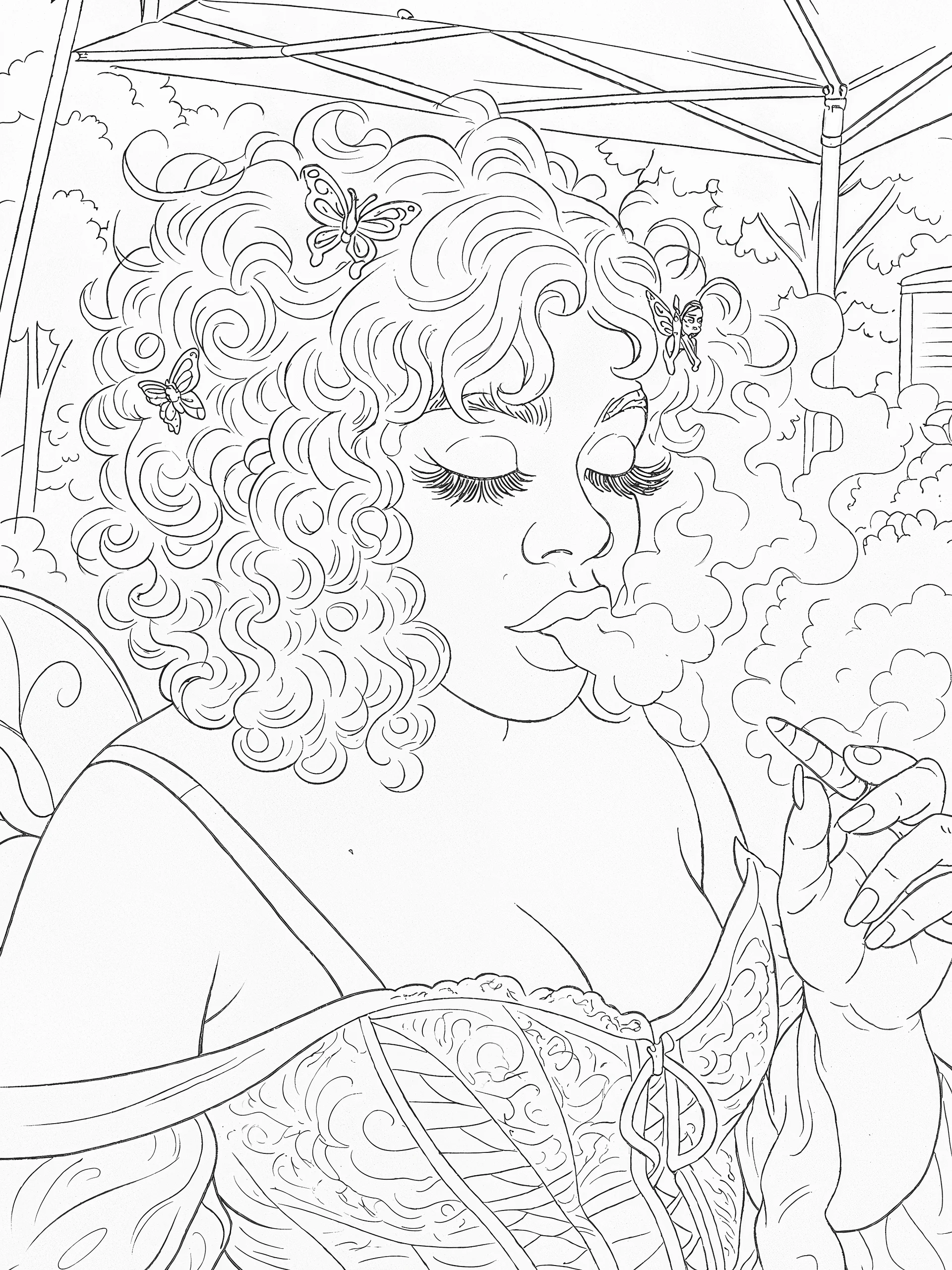 Pre-Sale for Black Bay Fae Coloring Book by Justina Sade M.A. product image (4)