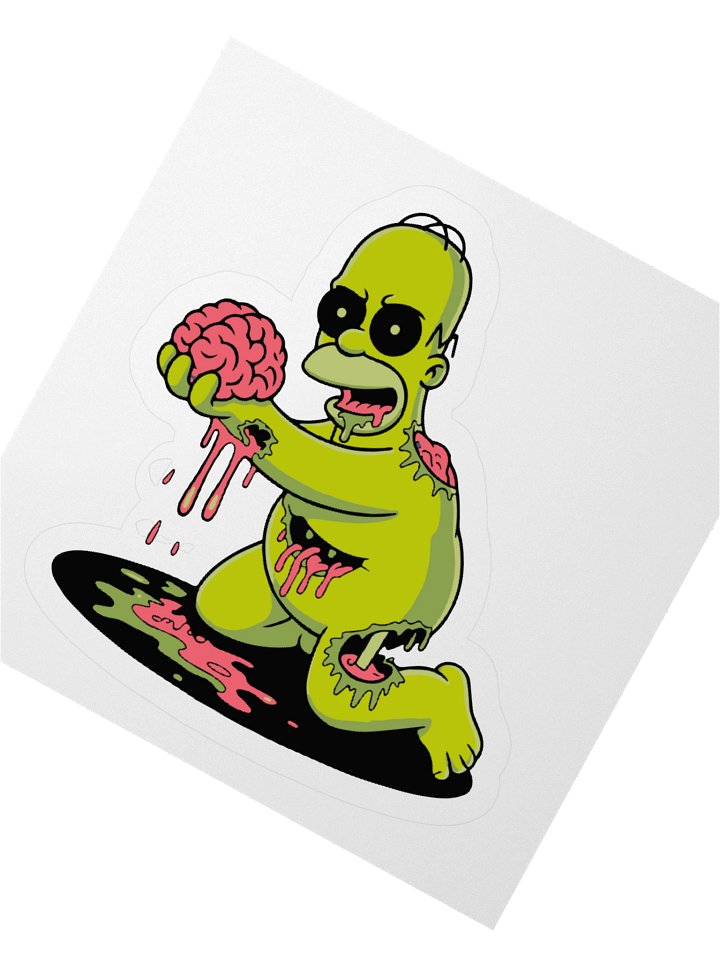 Undead Brain Sticker Set product image (2)