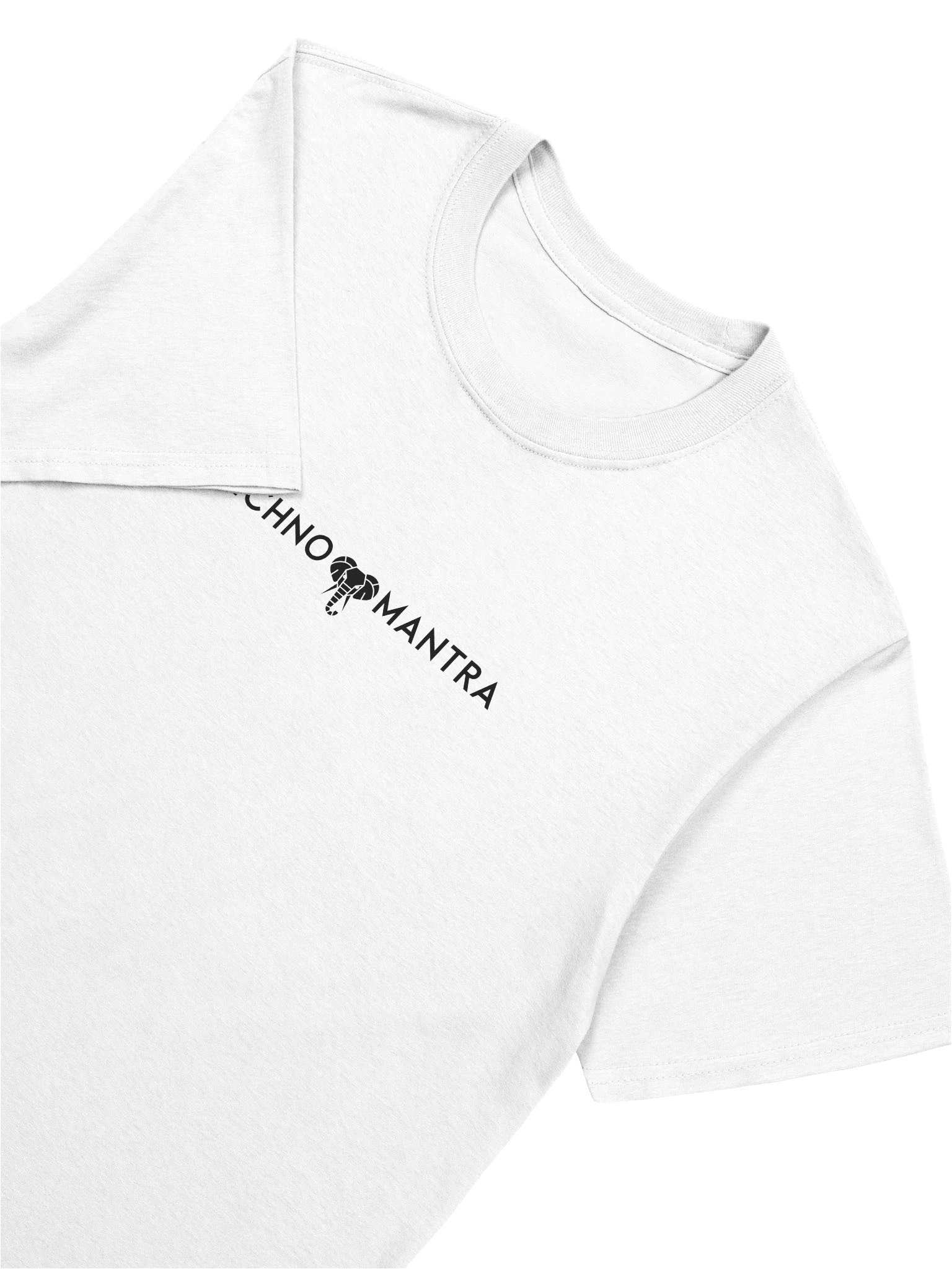 Techno Mantra Black Logo 1 Unisex T-shirt product image (7)