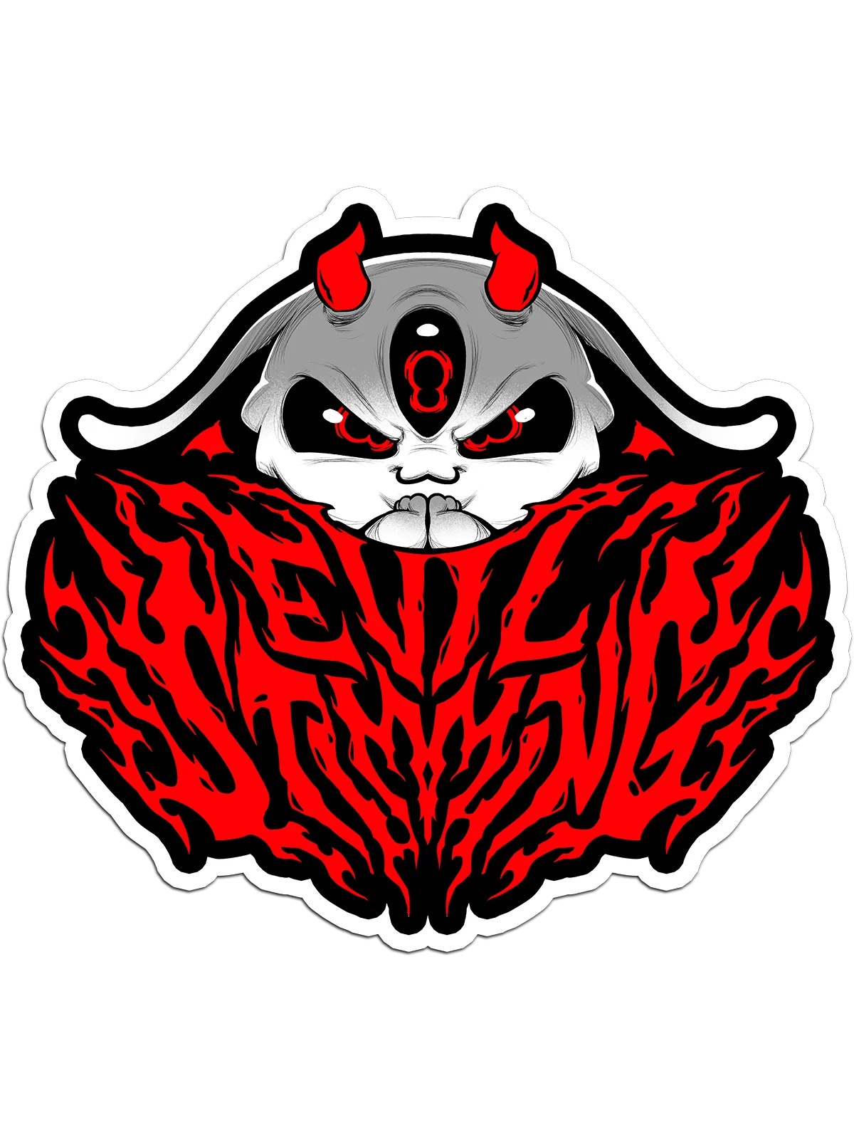 EVIL STIMMING STICKER product image (1)