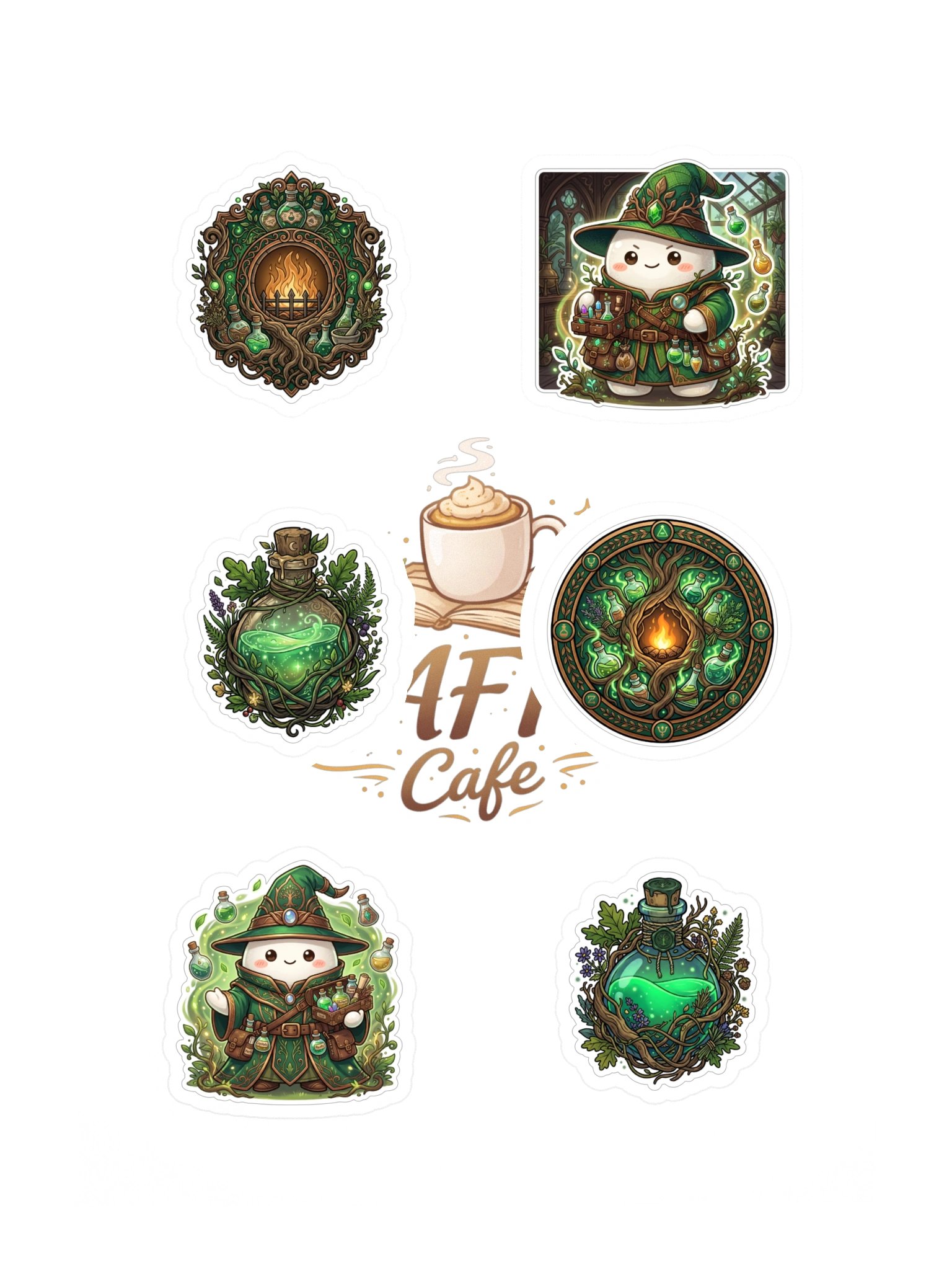 Mochi – House of Verdant Root Sticker Sheet product image (3)