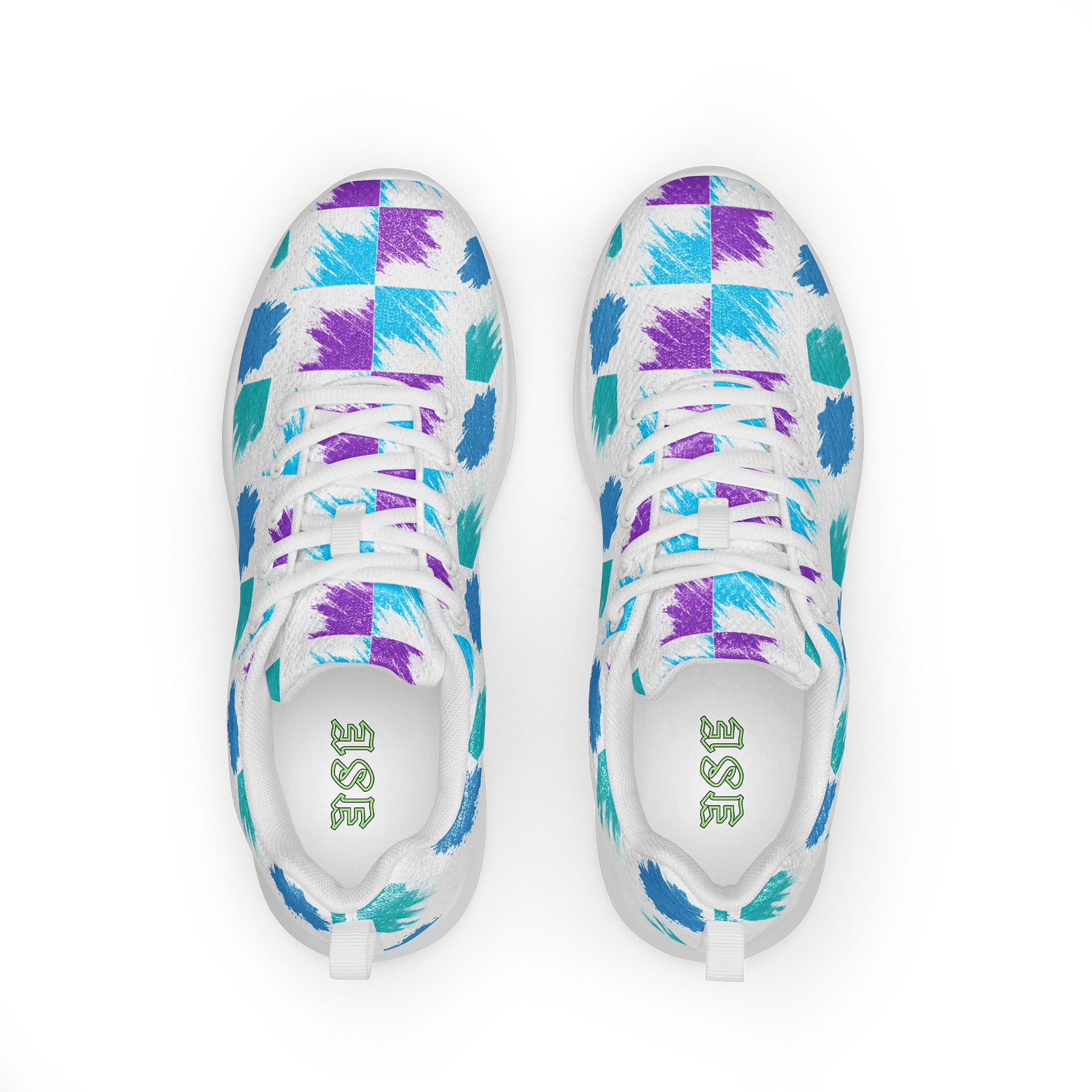 Splash Wave: Abstrakte Grafik-Sneaker Women's Athletic Shoes product image (3)