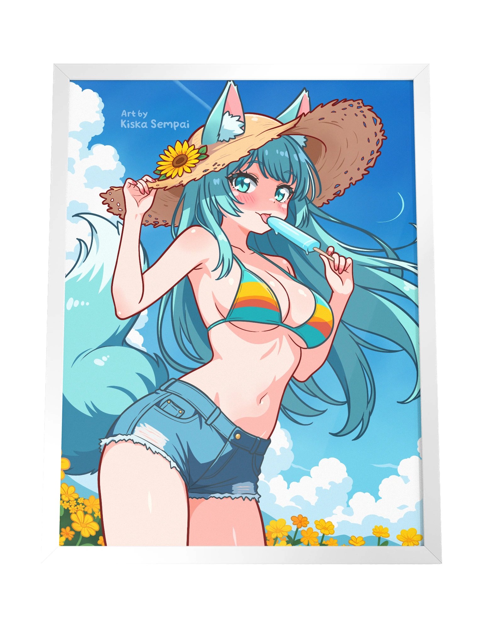 Sweet Summer Woofy ☆ Framed Wall Art product image (4)