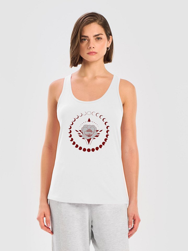 Mystic Full Moon Blooming Rose - Well Women Rising Racerback Tank product image (1)