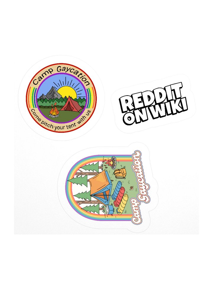 Camp Gaycation - Sticker product image (1)