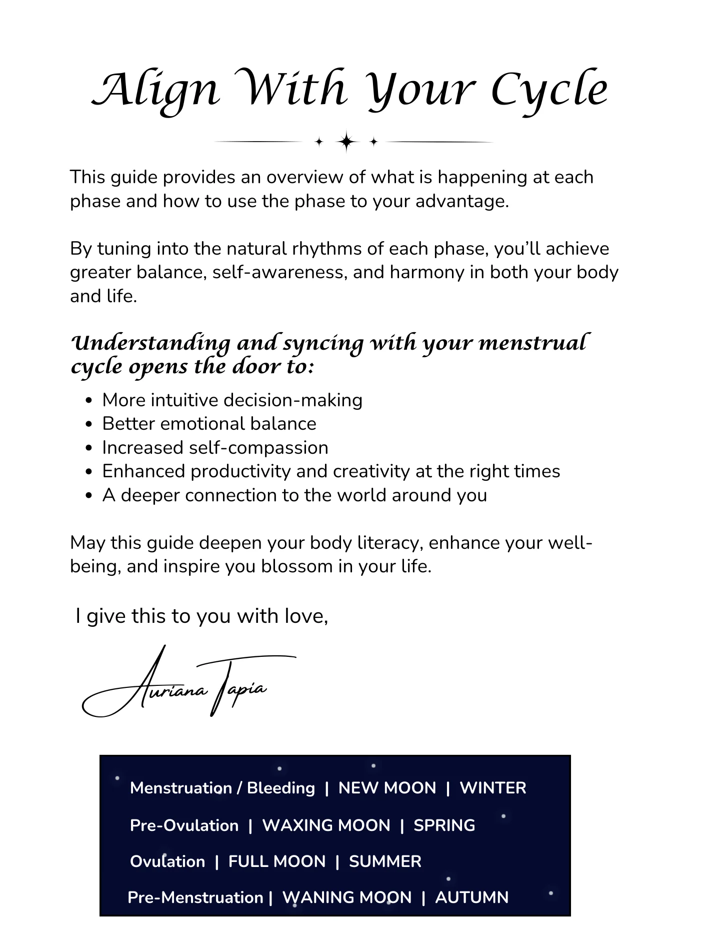 Sync To Your Menstrual Cycle product image (2)