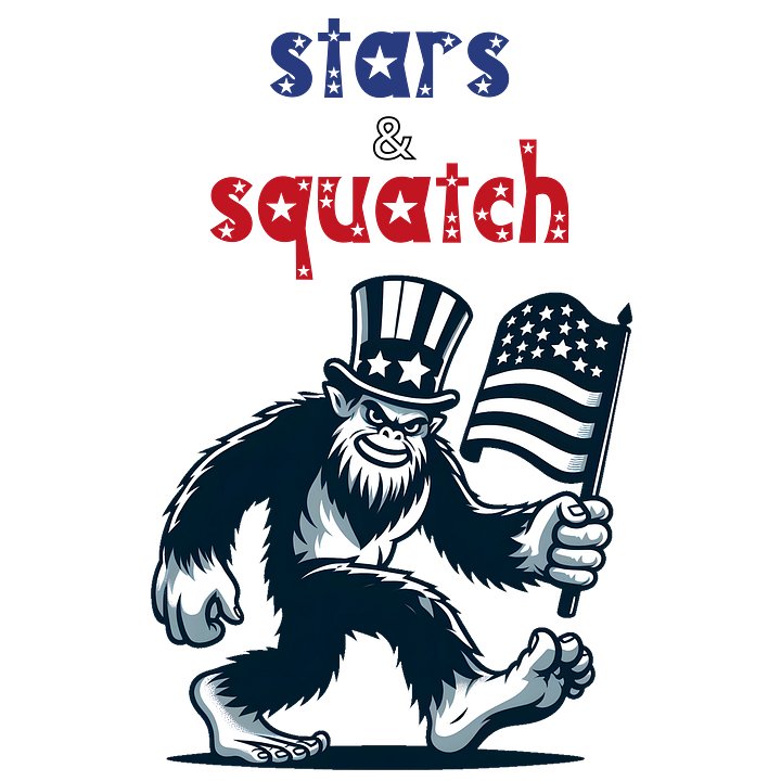Patriotic Bigfoot product image (2)