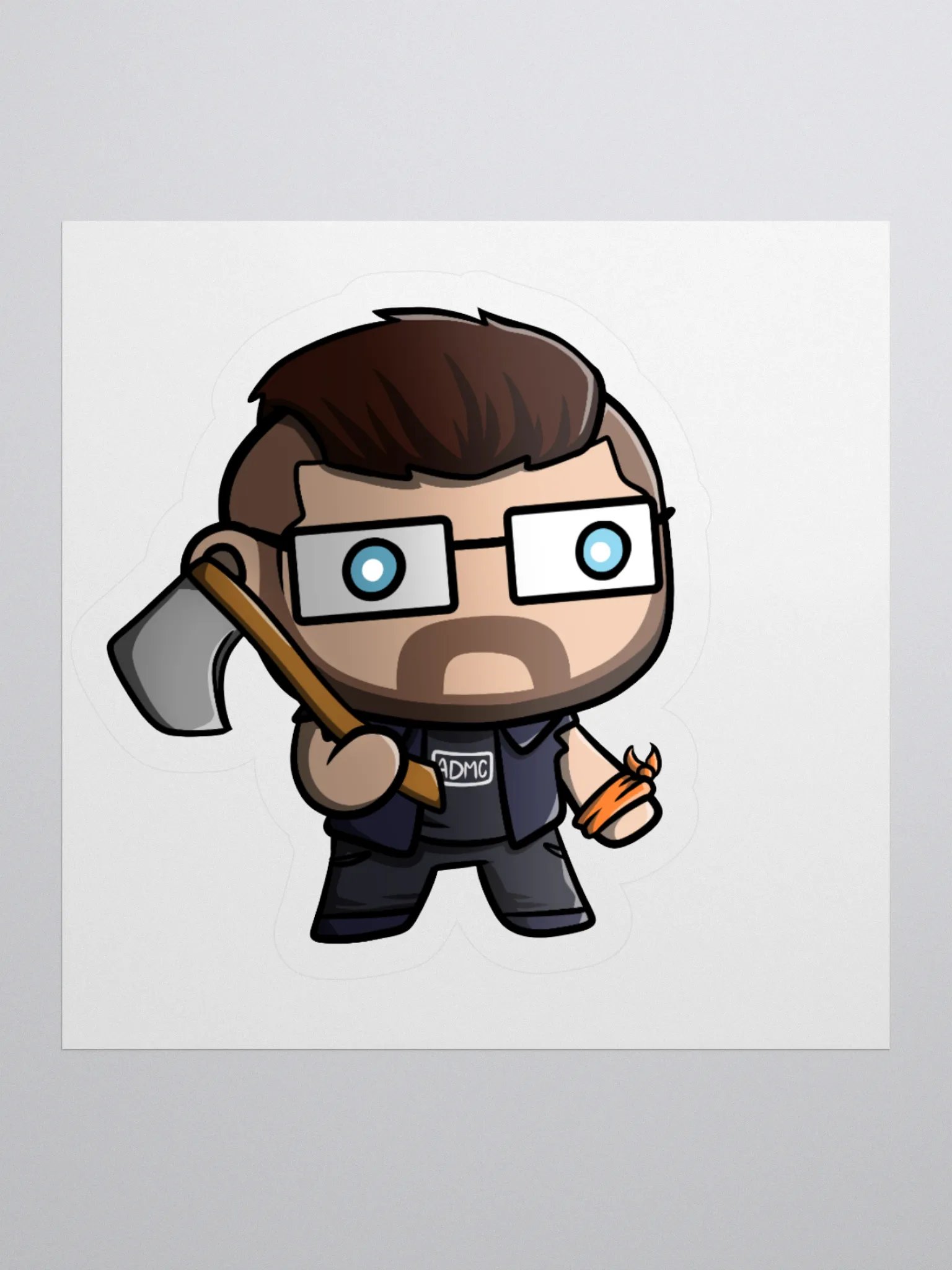 Eddie Baker Chibi Sticker product image (2)