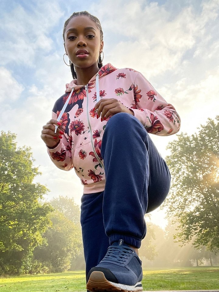 Flower thoughts-Recycled Unisex Zip Hoodie product image (2)
