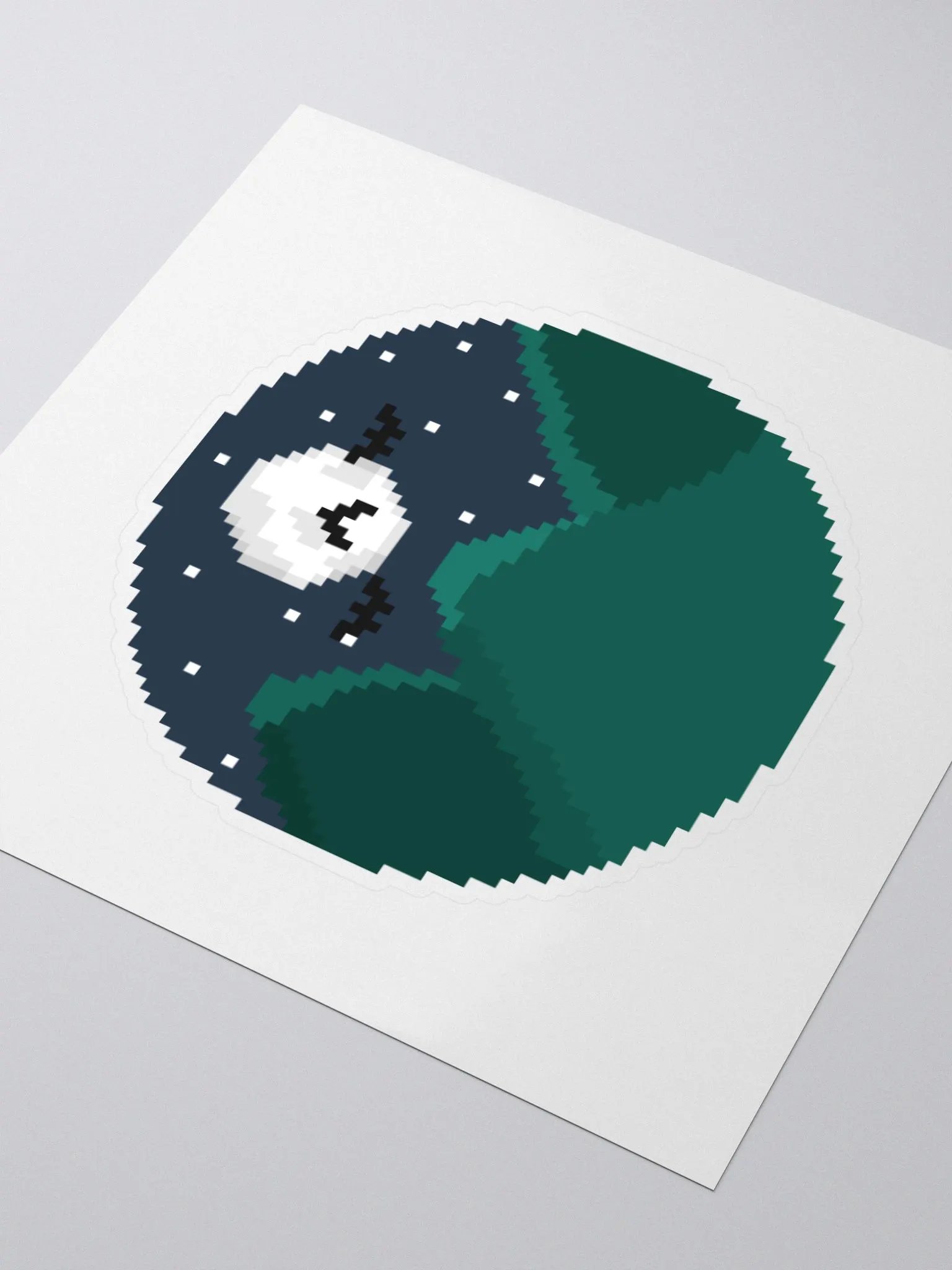 Mountain Harbingerofbeth Logo Sticker designed by Cassafrassarole product image (8)