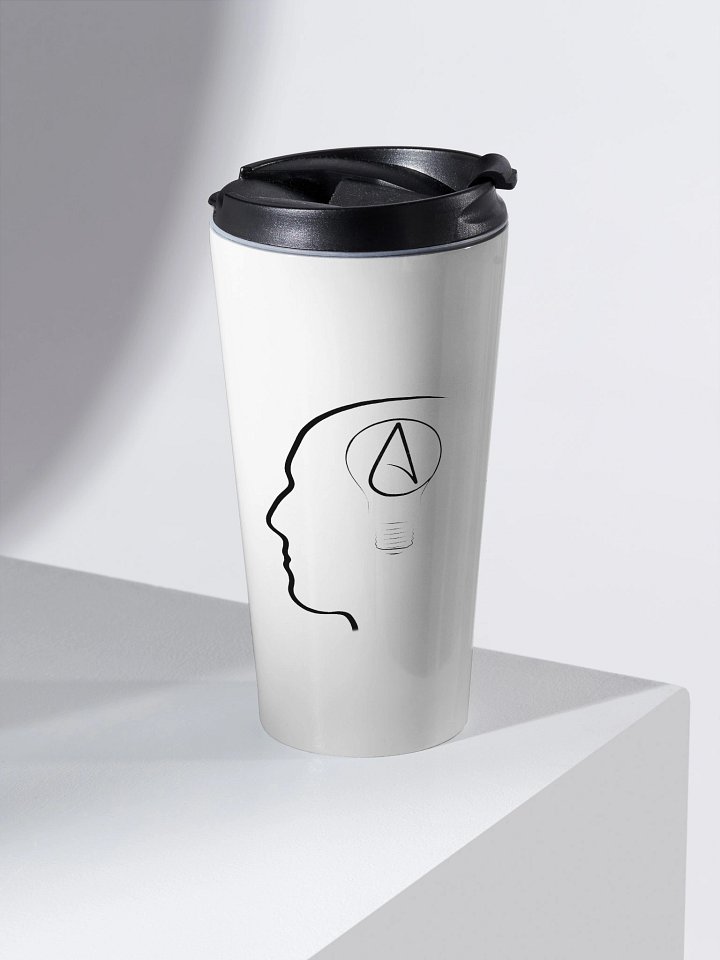 TTA logo Stainless Steel Travel Mug with slogan product image (2)