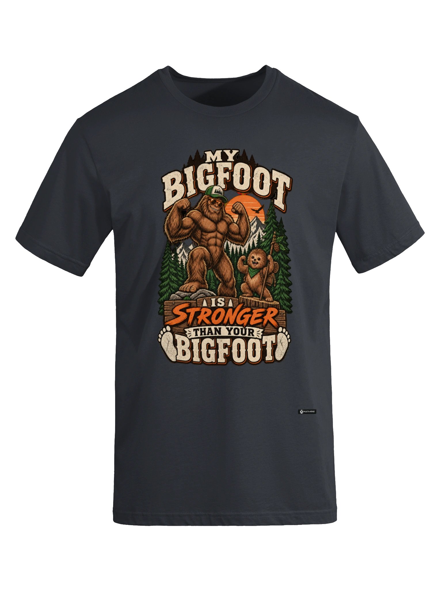 My Bigfoot Is Stronger Than Your Bigfoot Tee product image (11)