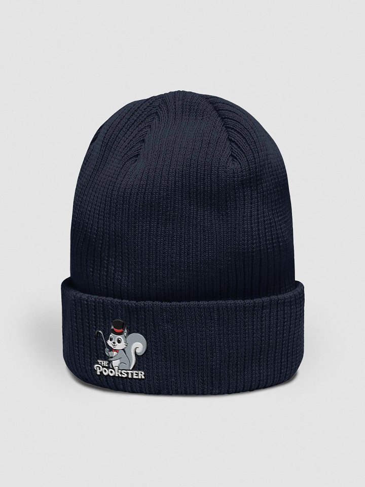 Organic Cotton Embroidered Beanie: Dapper Pookster product image (2)