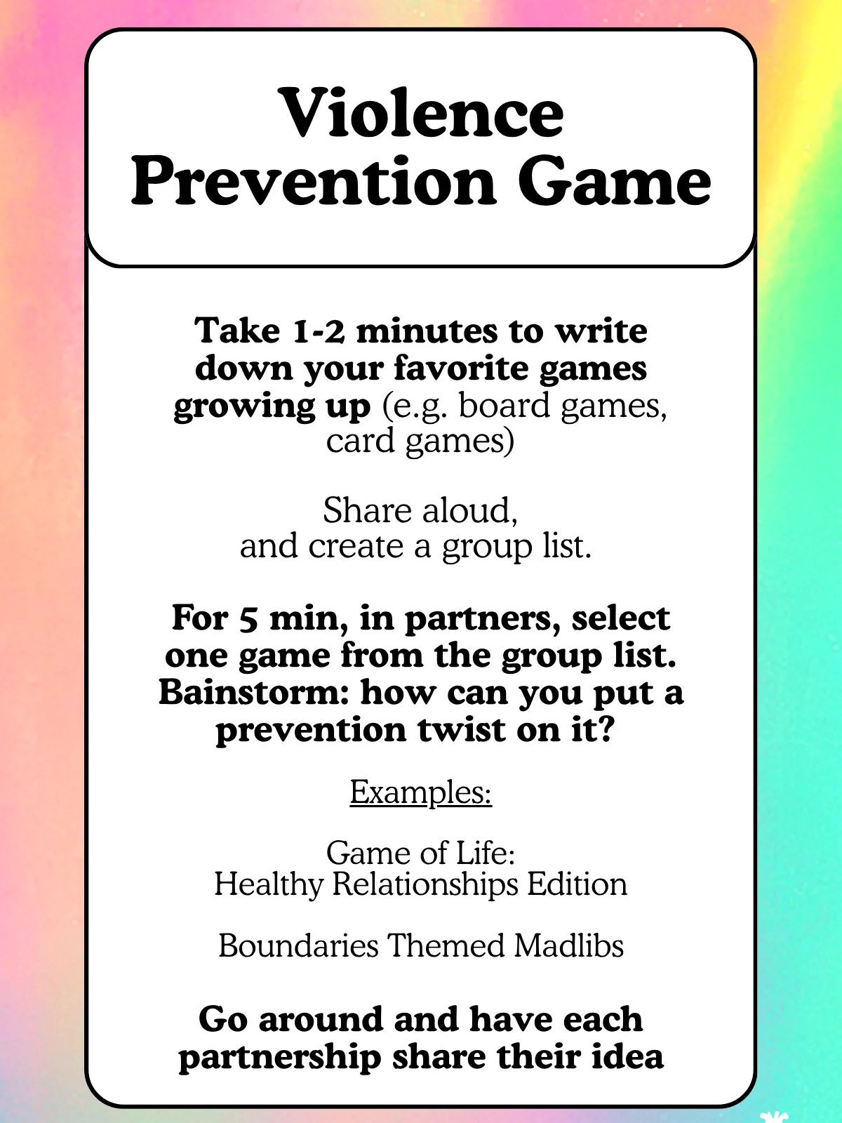 Creative Preventionist Spark Deck for Teams (PRE-ORDER) product image (2)