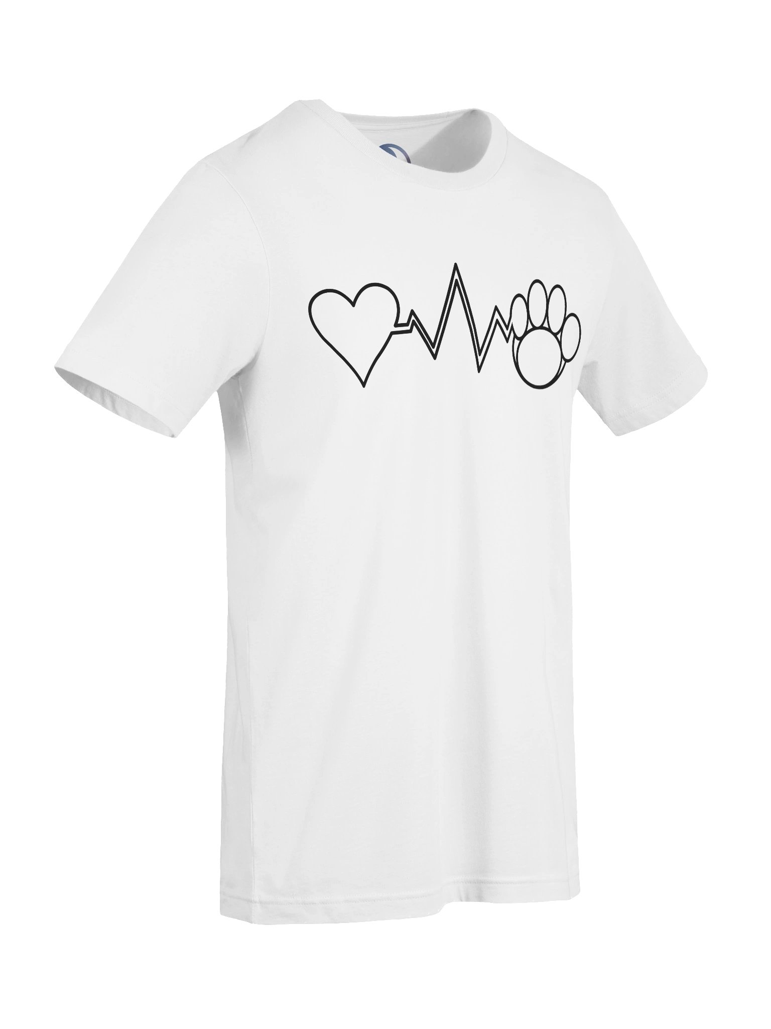 MooMoo Heart-Paw Tee (Black Outline) product image (9)