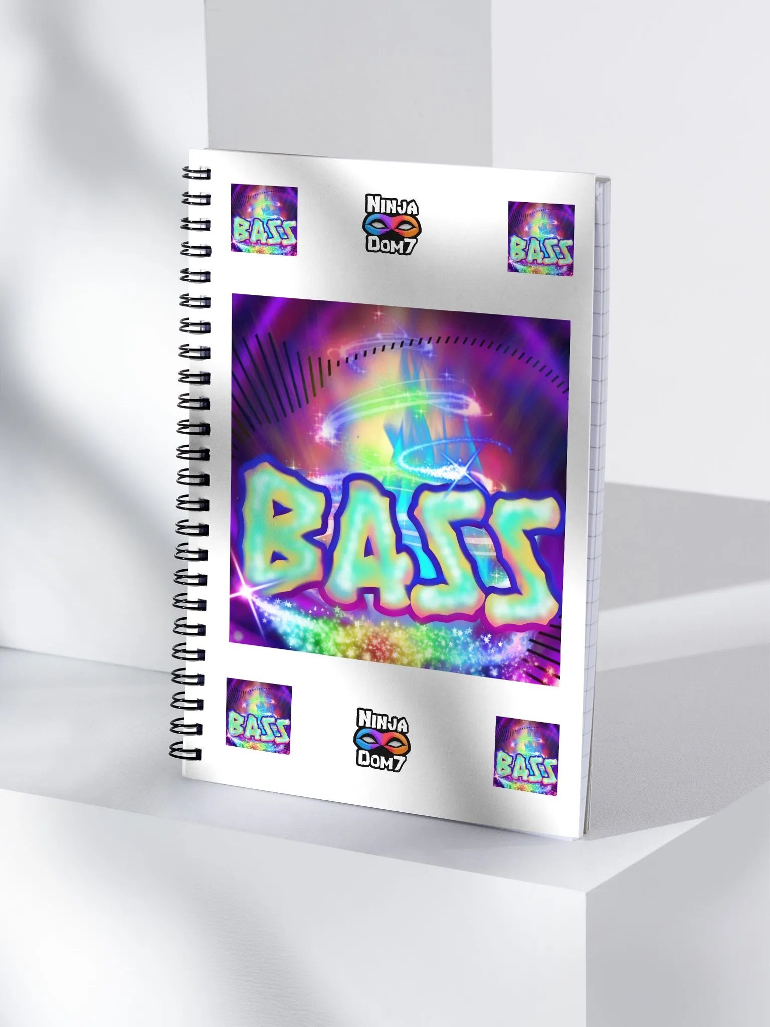 Hyper Bass Spiral Notebook product image (1)