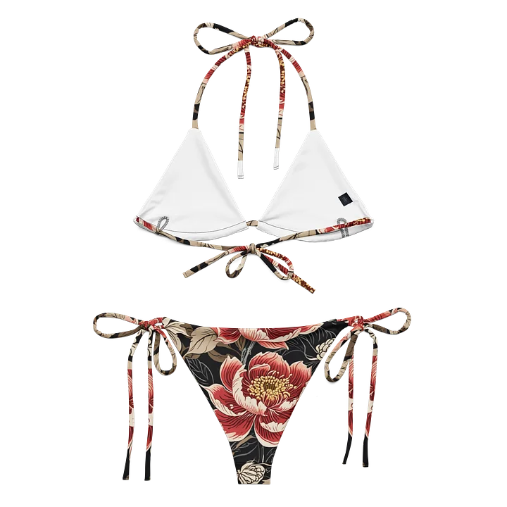 The Midnight Bloom String Bikini SET product image (1)