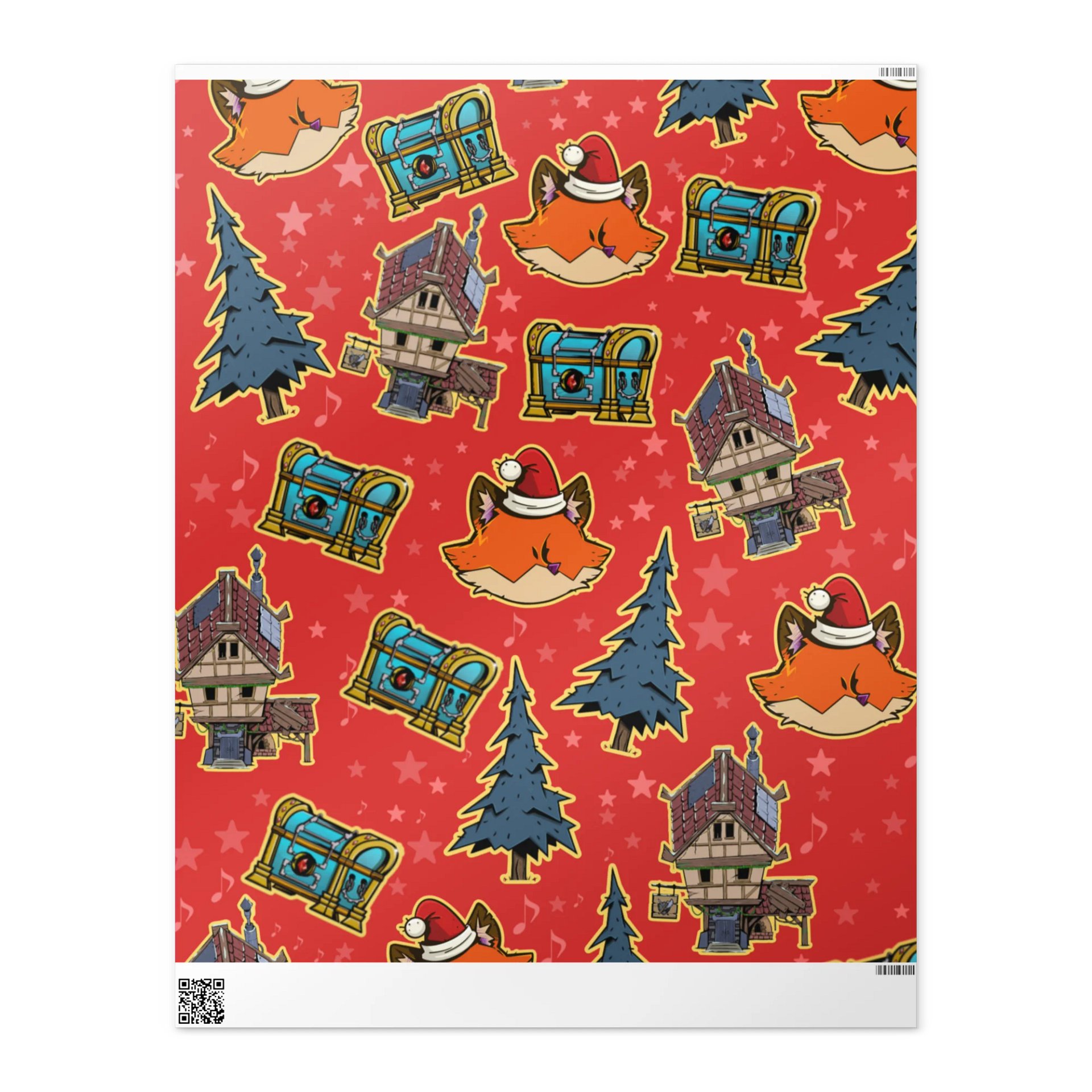 WoR Show Christmas Shuffle Up Wrapping Paper product image (1)
