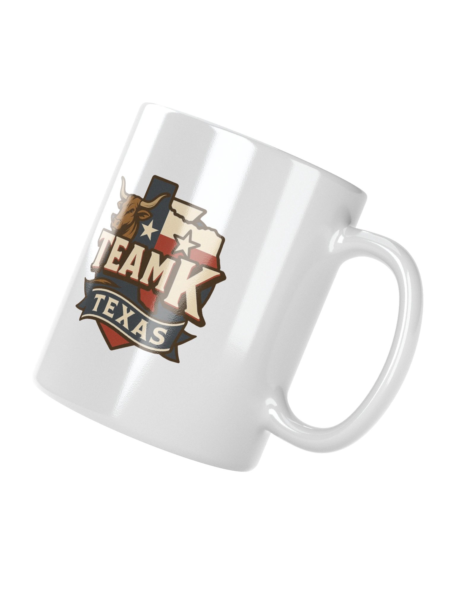 Team K Texas White Mug product image (6)
