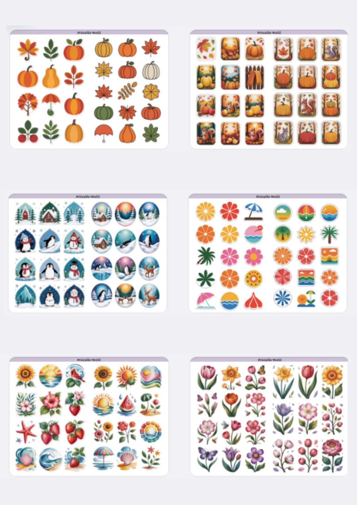 Seasons Sticker Pack product image (2)