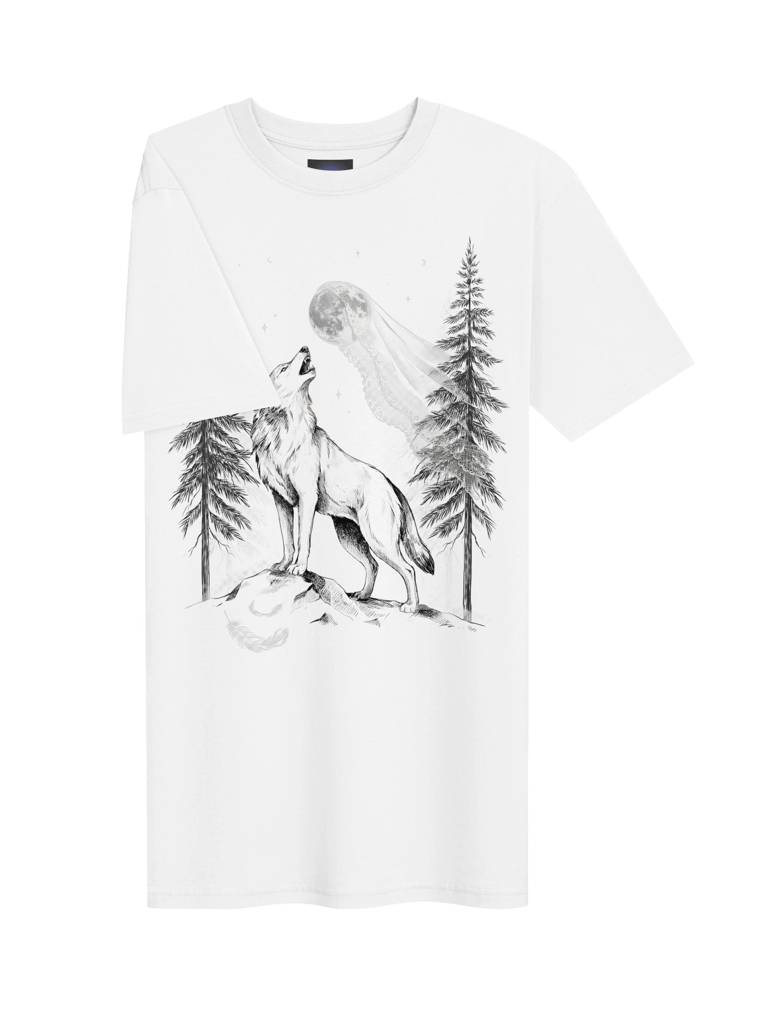 The Nocturnal Howl // Veiled Moon Heavyweight Tee product image (5)