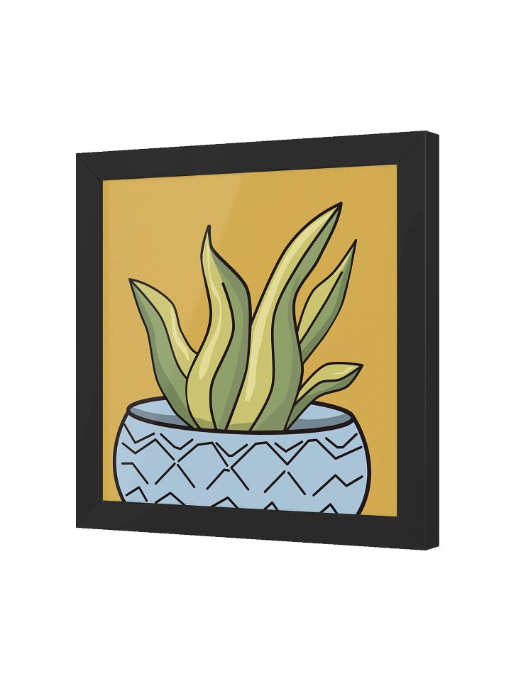 The Aloe Vera Design - Sunny Succulent Framed Wall Art product image (2)