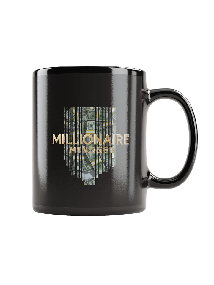 Millionaire Mindset Black Glossy Mug product image (1)