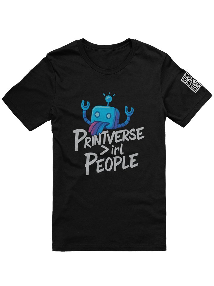 Copy of "Printverse > IRL People" Tee – Loyalty in Cotton Form QR code! product image (2)