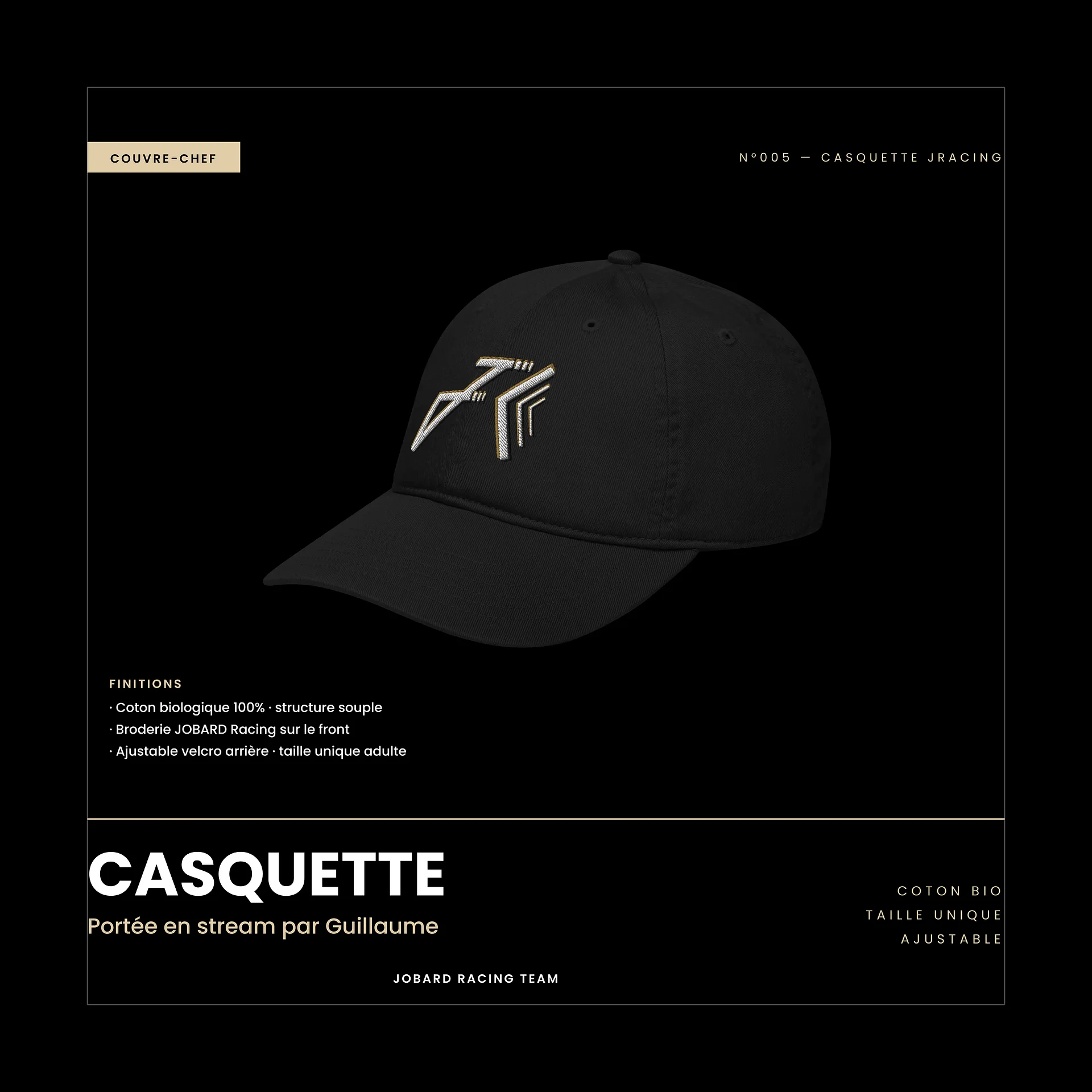 Casquette JRacing product image (1)