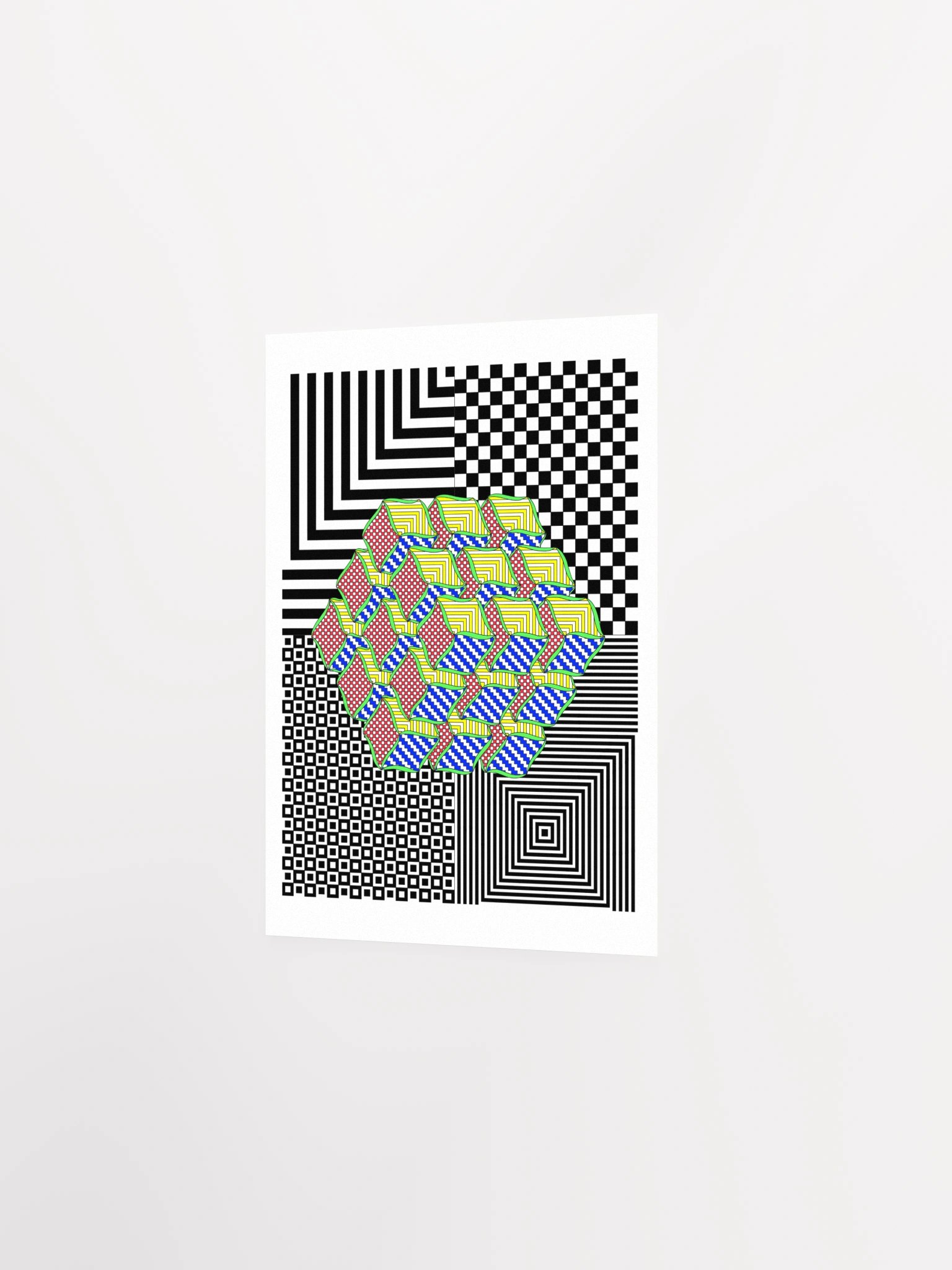 Enhanced Matte Paper Poster (Rubik's Cube) product image (6)