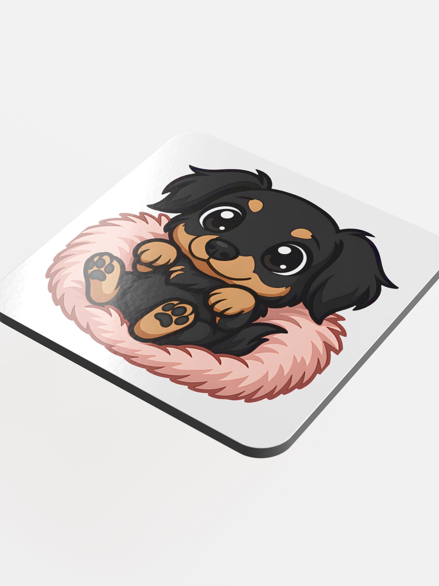Daisy Glossed Cork Coaster product image (4)