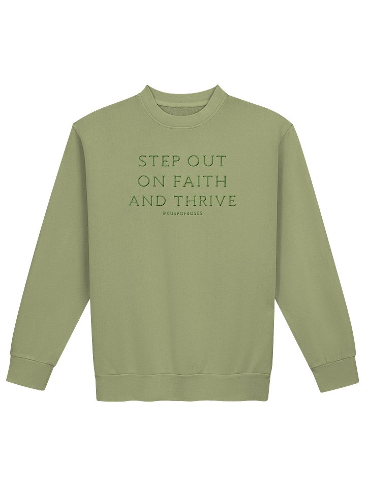 s.o.o.f.a.t. olive embroidered sweatie product image (1)