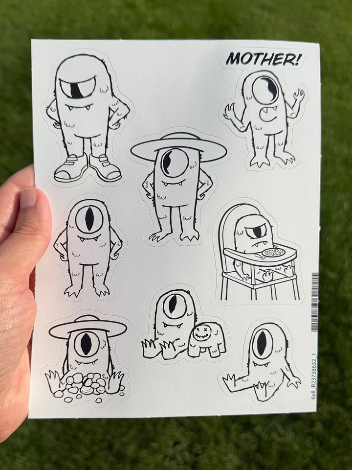 Monster Sticker Sheet product image (2)