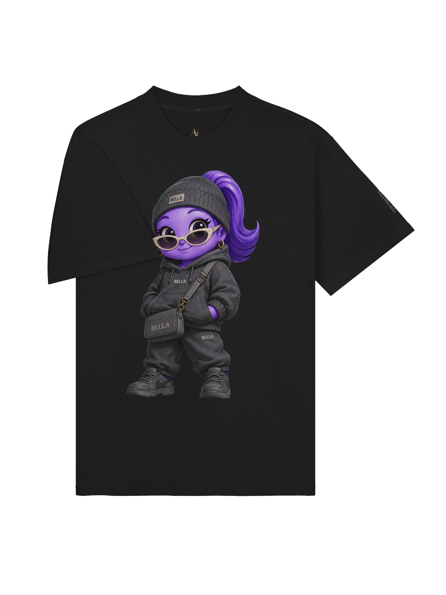 Bella — Premium Artistic Edition T-Shirt (Faded Bone) product image (3)