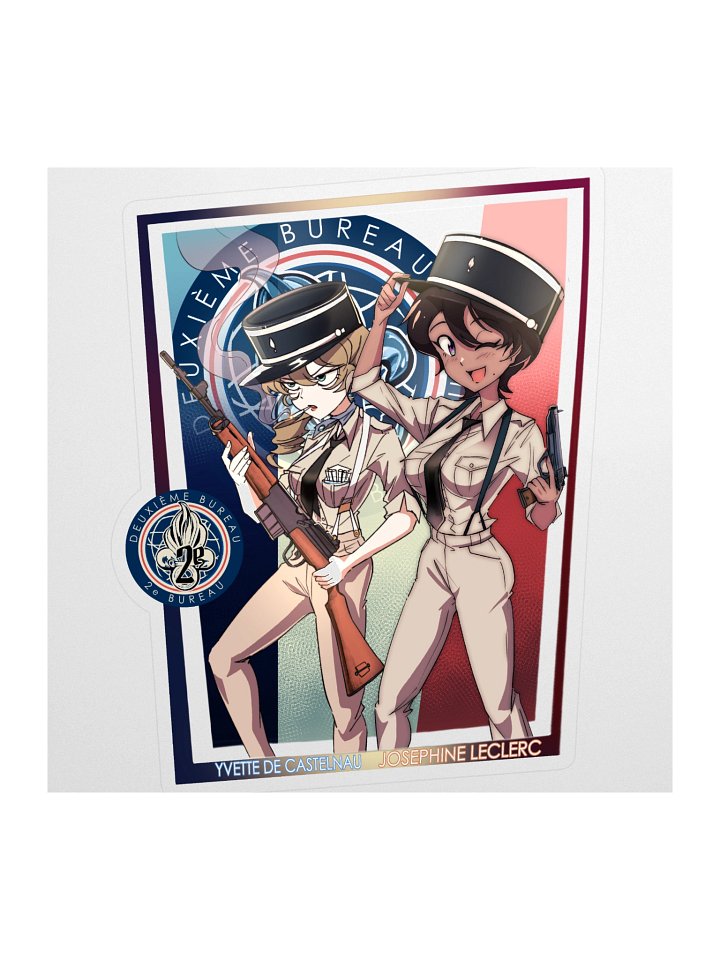 Deuxième Bureau Yvette et Josephine - ILLUSTRATED STICKER product image (1)