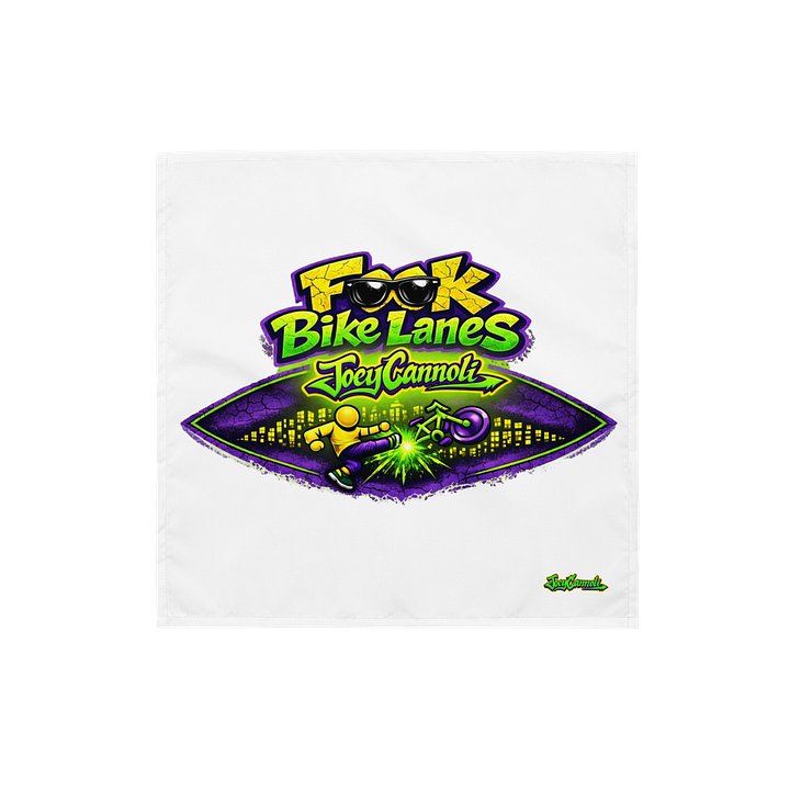 F Bike Lanes Bandana product image (1)