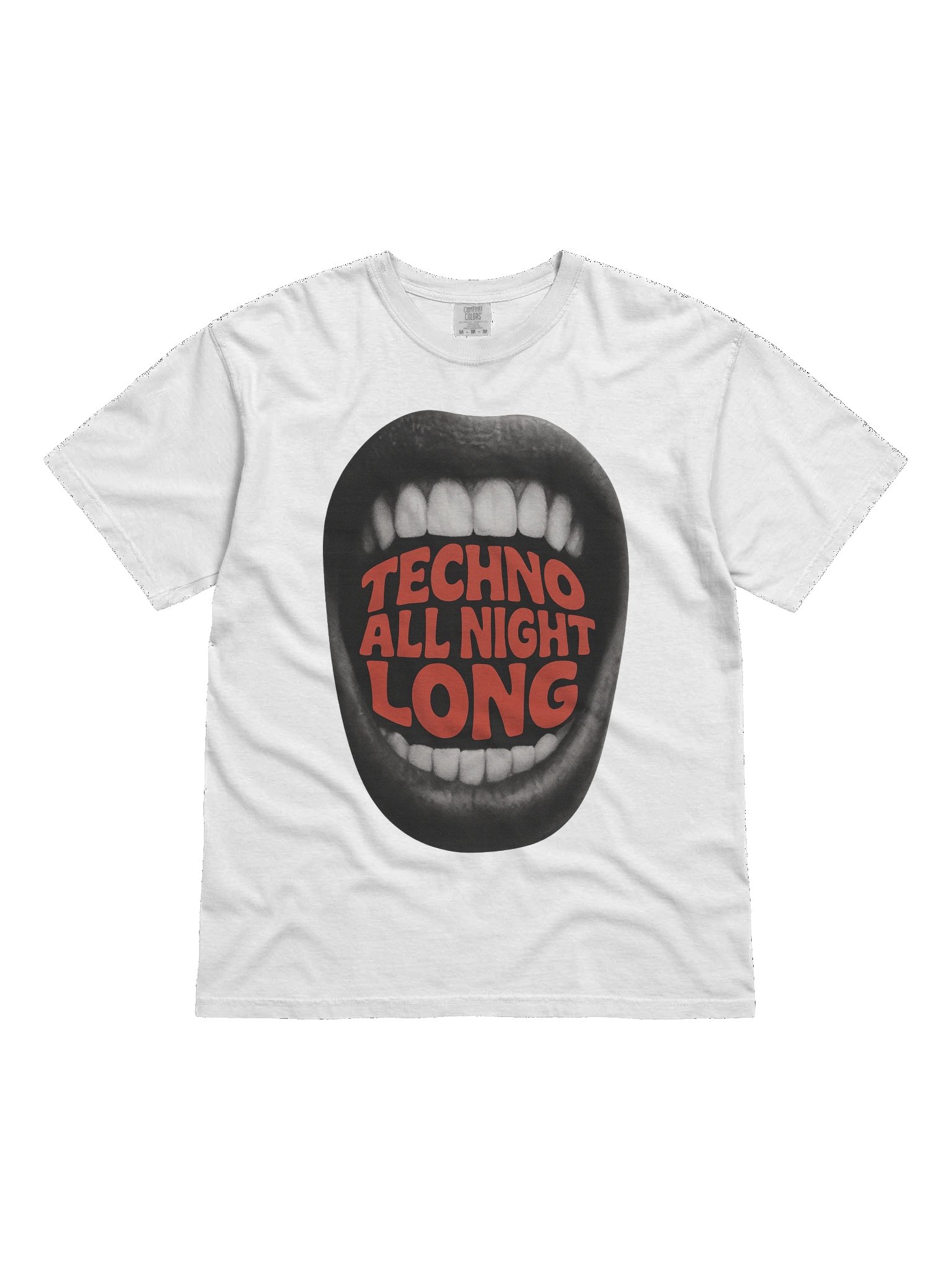 TECHNO ALL NIGHT LONG – Rave-Ready Statement Design product image (1)