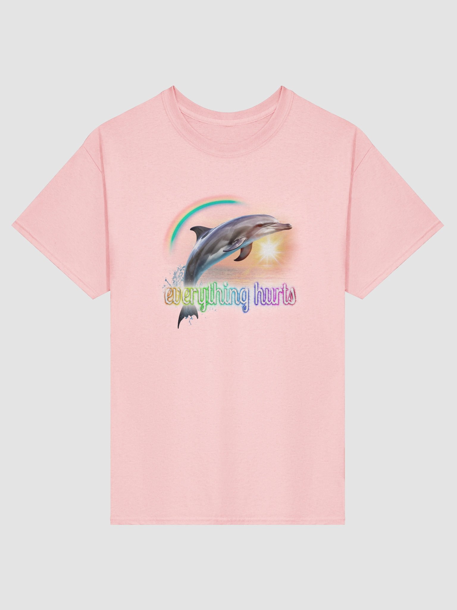 Everything Hurts Dolphin T-shirt product image (2)