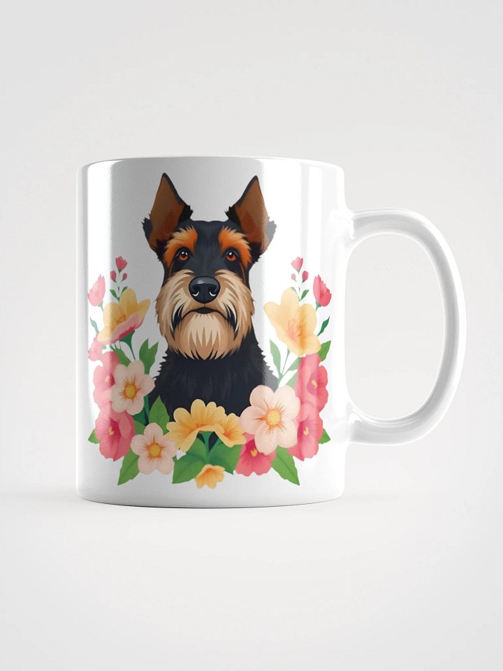 Floral Airedale Terrier Mug product image (1)