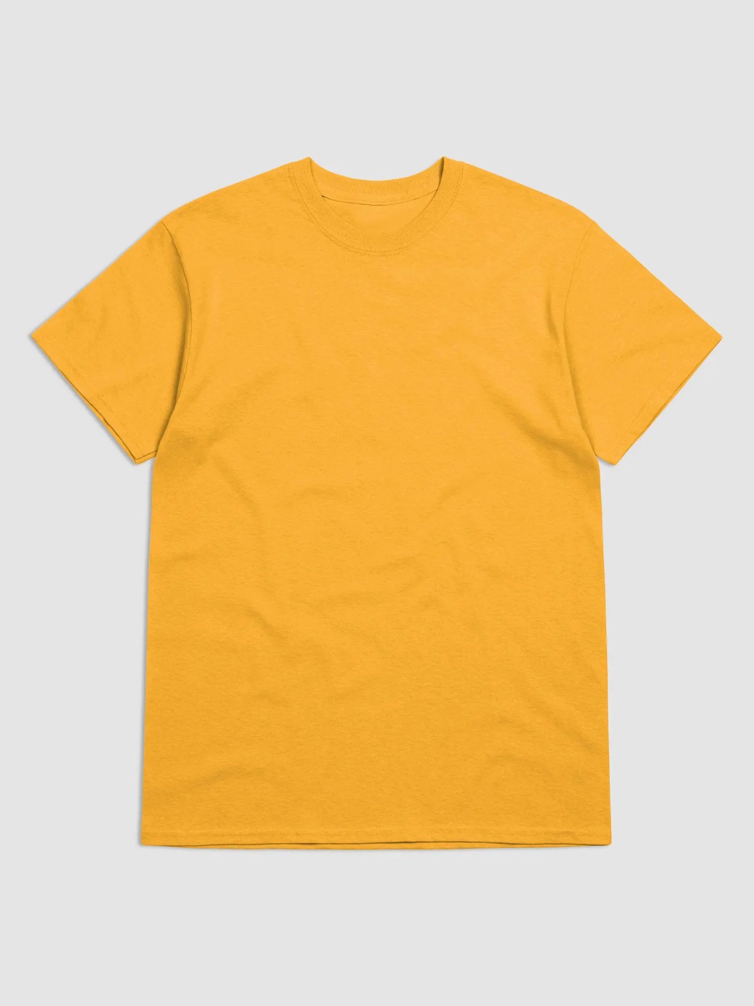 Plain Color Gold T-Shirt product image (5)
