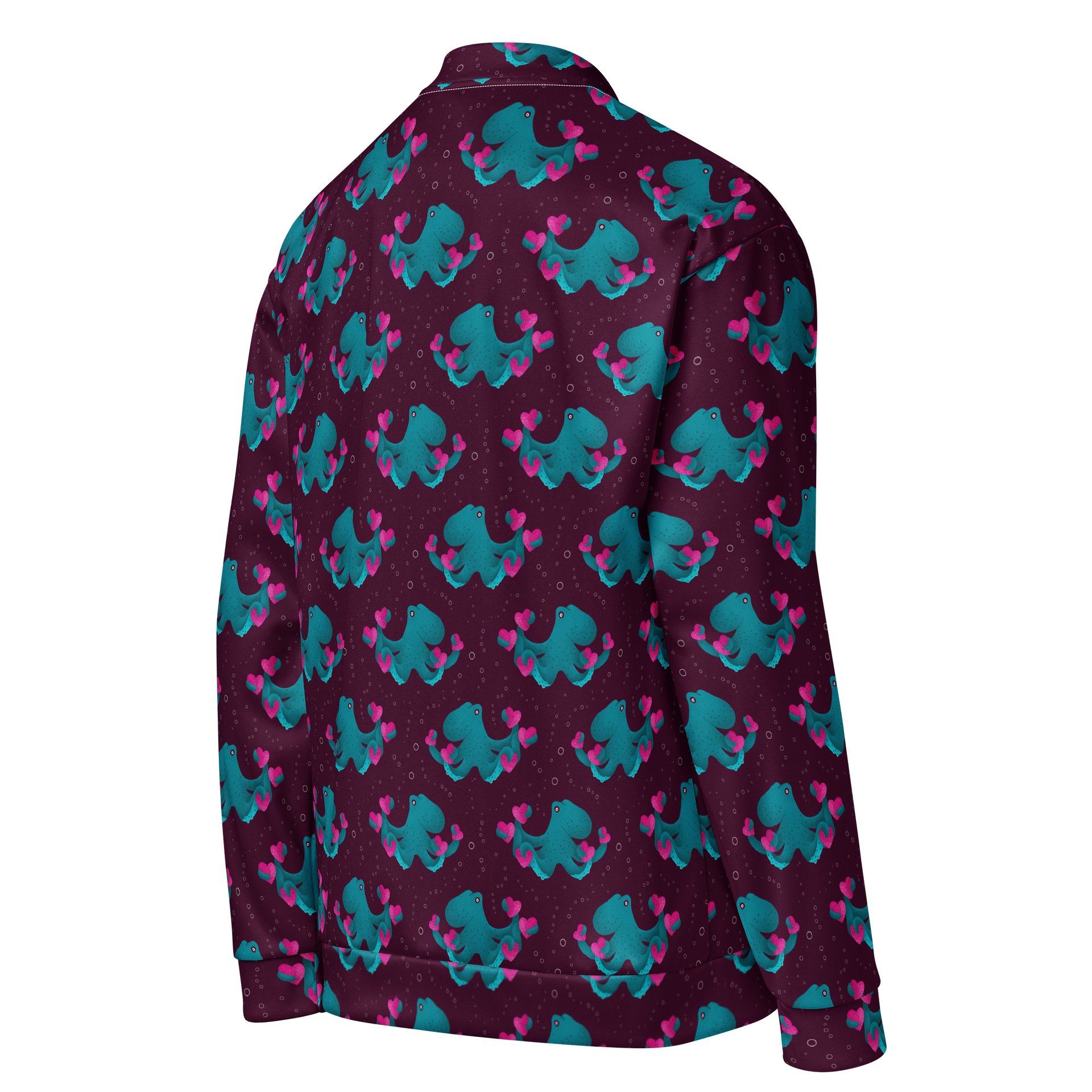 Octopus and Hearts Bomber Jacket product image (4)