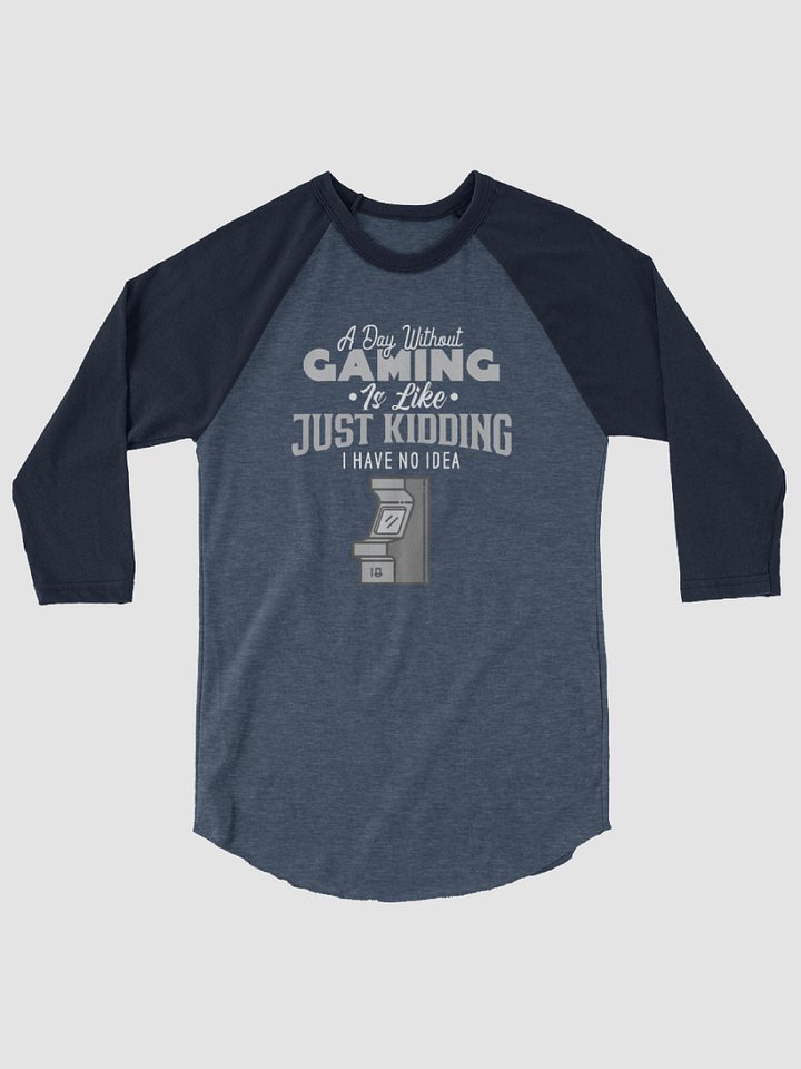 A day Without Gaming ~Tultex Fine Jersey Raglan Tee product image (1)