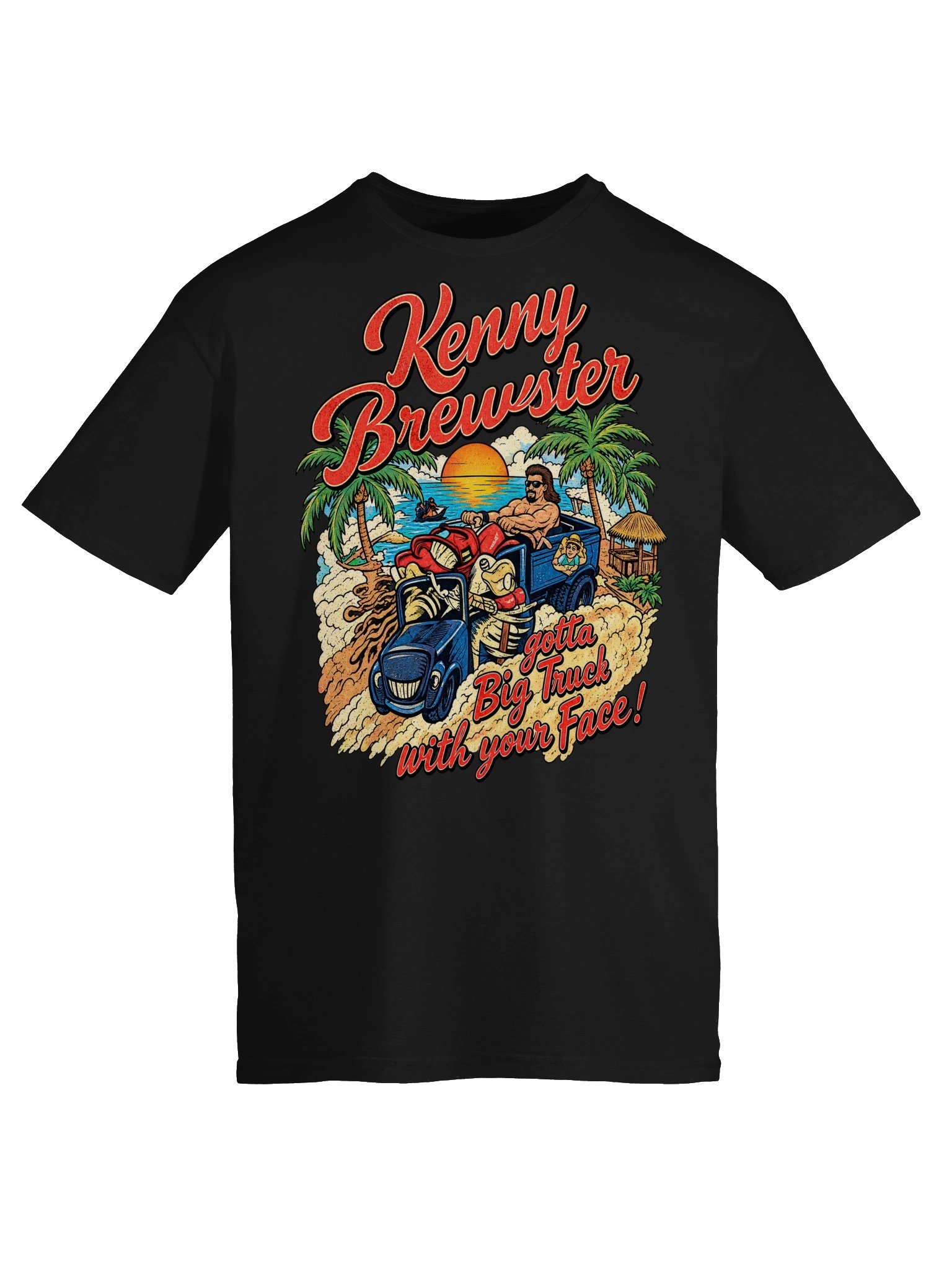 GTA VI Kenny Brewster “I Got a Big Truck with Your Face” T-Shirt product image (2)
