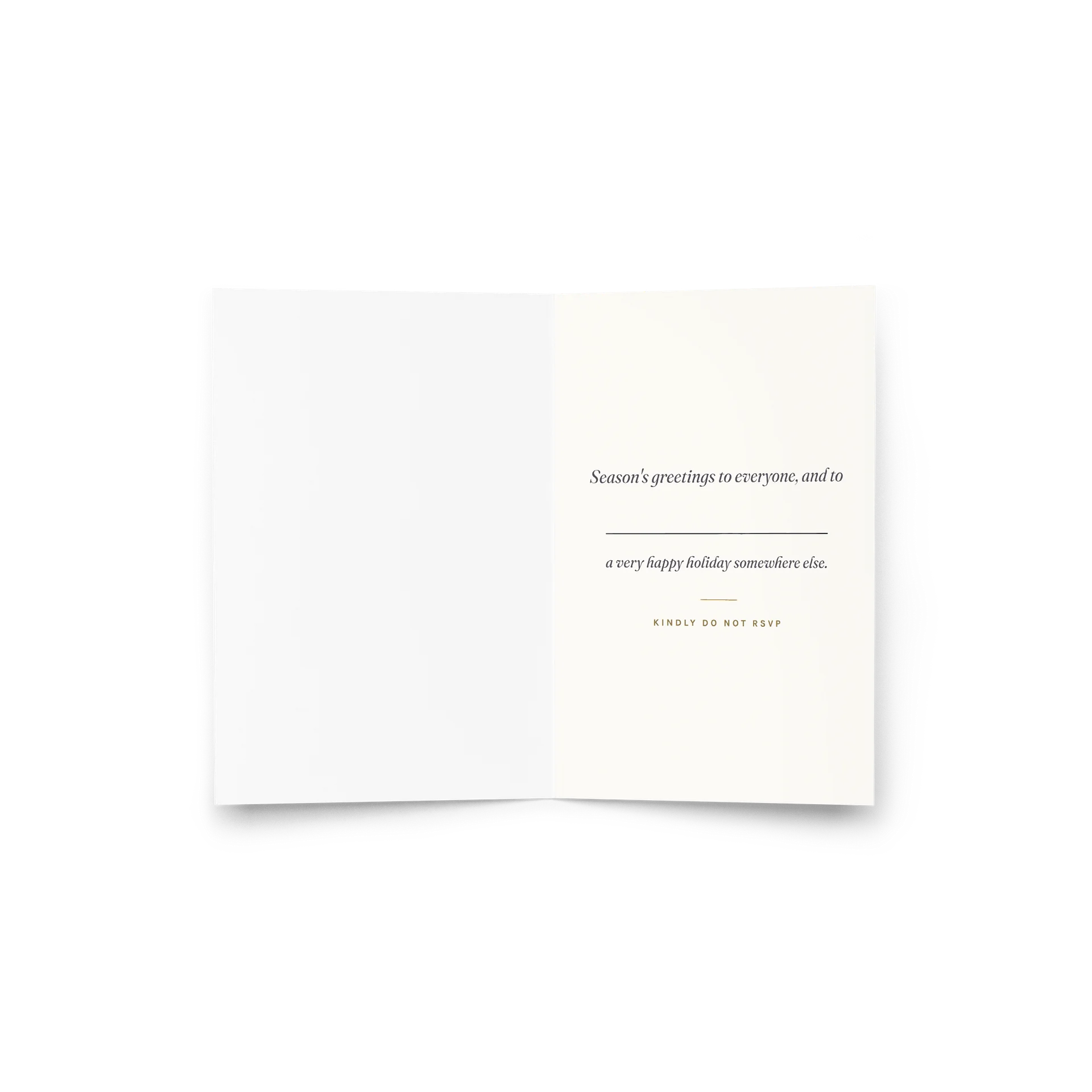 Everyone's Welcome. Except You. Holiday Card product image (7)