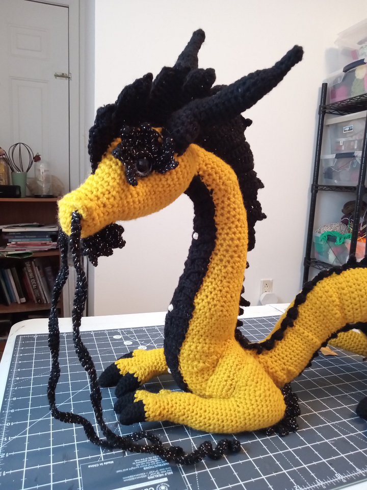 Golden Yellow and Black Chinese Dragon product image (2)