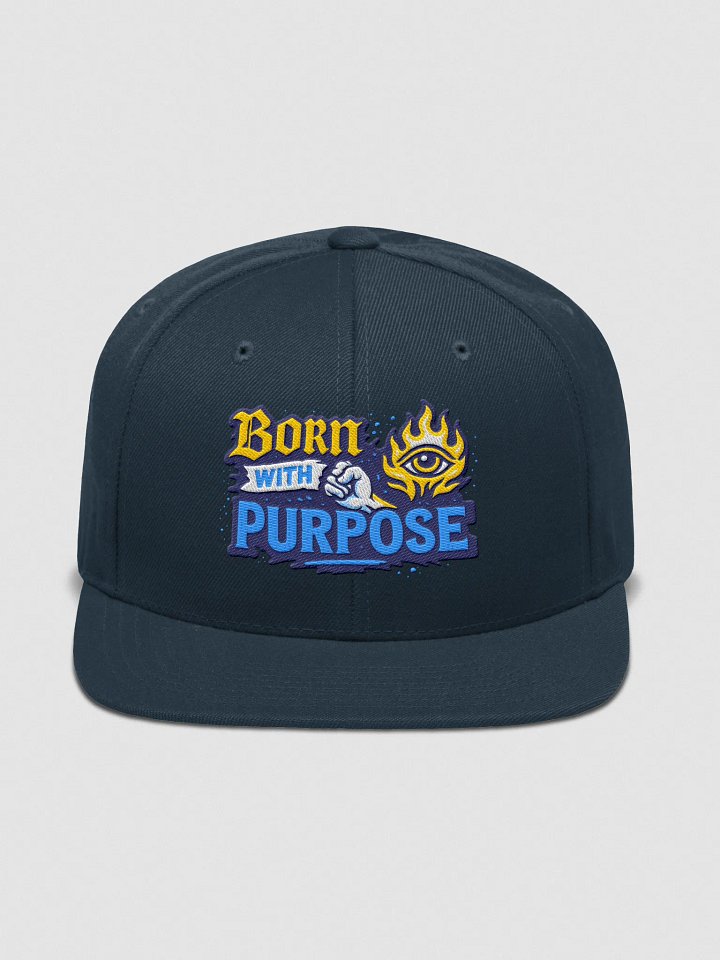BORN WITH PURPOSE Snapback Cap product image (8)