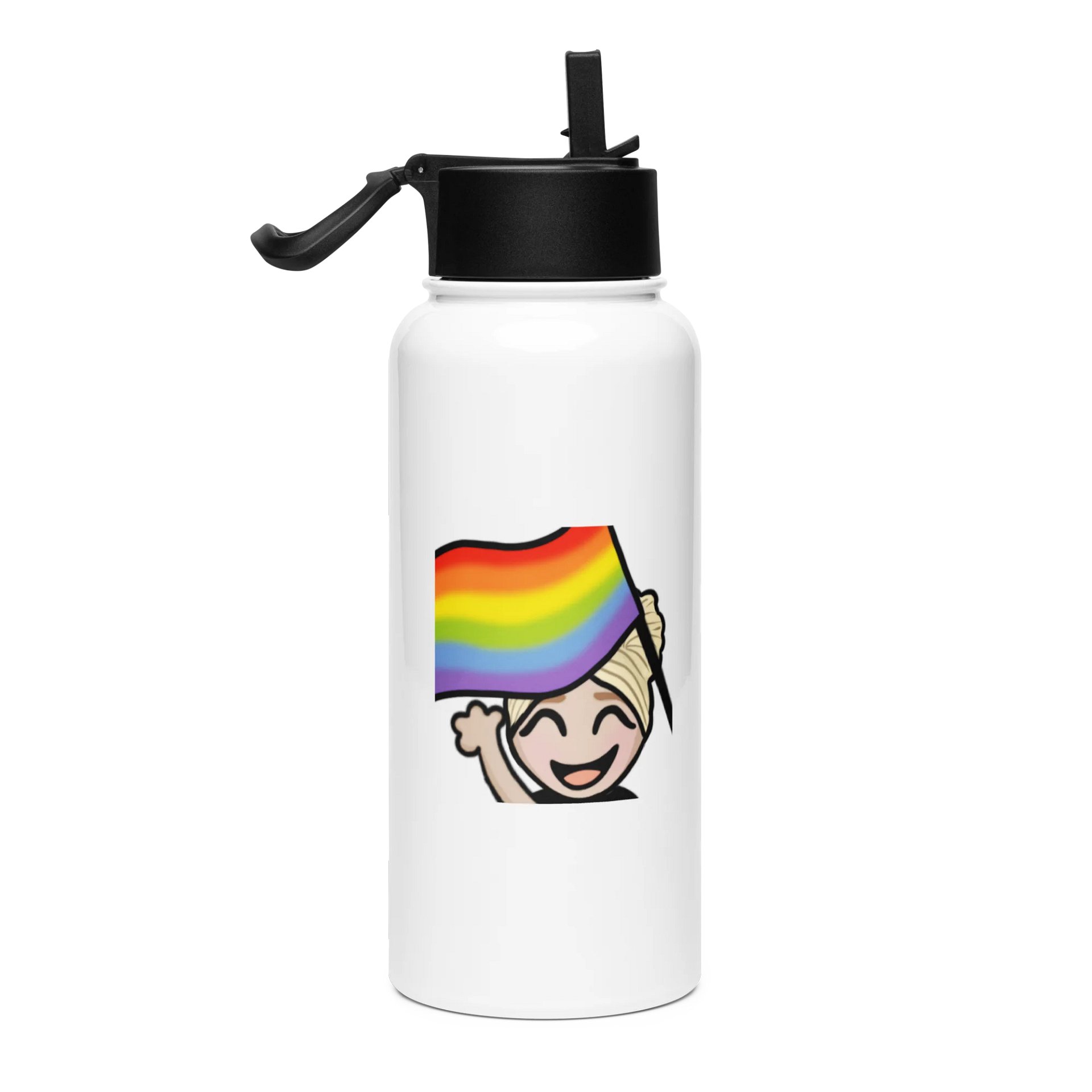 Pride Flag Stainless Steel Water Bottle product image (4)